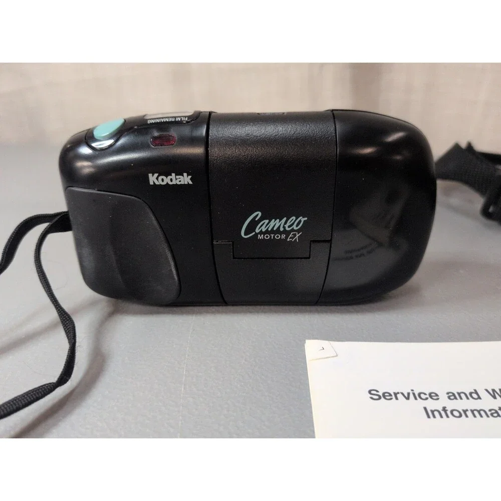 Kodak‎ Cameo Motor EX 35mm Film Camera Point & Shoot Tested With Manual And Bag